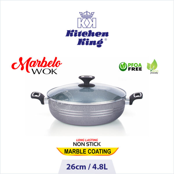 marble coated cookware. marble coated karahi. nonstick karahi. best marble coated cookware. non stick karahi price in pakistan. marble nonstick wok.