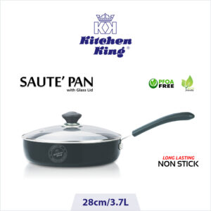 Cooking pots & pans online in Pakistan. Non stick cookware brand. Saute pan. Non stick sauce pan. sauce pan price. Saucepan with glass lid. Nonstick kitchenware.