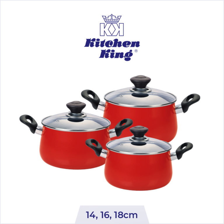 Nonstick stylish belly pots. nonstick cooking pots. baby cooking pots
