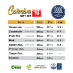 Carnivo Gift Set - 16 Pieces (Induction) - Image 2