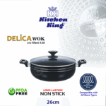 Buy premium induction-compatible wok/karahi online in Pakistan. Perfect for deep frying and curries. Non-stick, heavy-duty, and fast heating. Shop now!