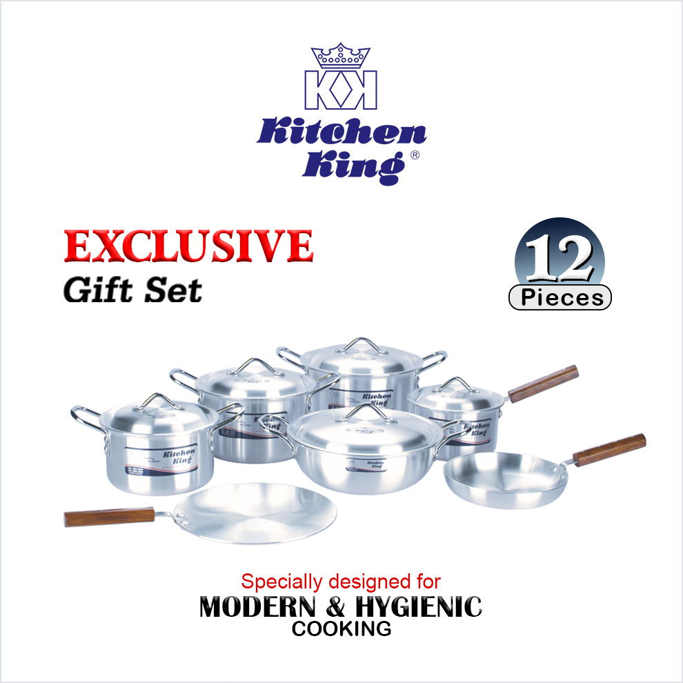 Cooking Pots Gift Set | Silver Cookware Set Price in Pakistan Aluminium cookware price. Silver Degchi. Silver cookware price in Pakistan. cooking pots. Patila set price in Pakistan. Cookware set price in Pakistan. Gift set