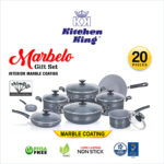 cookware set price in pakistan. best nonstick cookware in Pakistan. best marble coated cookware in Pakistan, nonstick gift set in Pakistan, Kitchen King Marbelo Gift Set 20 Pieces