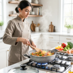 marble coated cookware