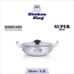 silver steel karahi price. nonstick karahi. karahi for chefs. best cookware in Pakistan. Cooking Karahi. Buy Karahi Online at Best Price in Pakistan 2024.