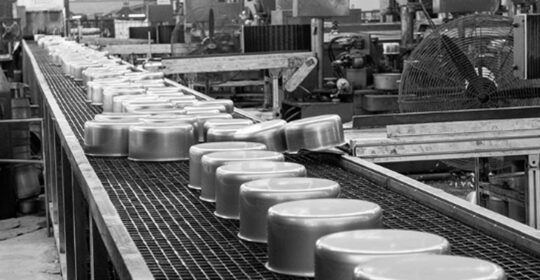 Kitchen King cookware factory with modern machinery and manufacturing process