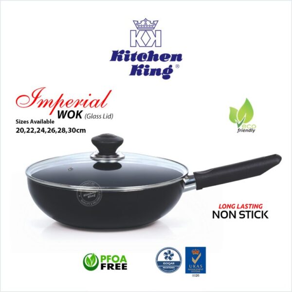 Best quality nonstick Wok/Karahi in Pakistan, kitchen king cookware