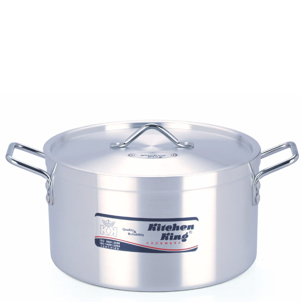Kitchen King Chef Shallow Pot – wide non-stick pot for professional cooking