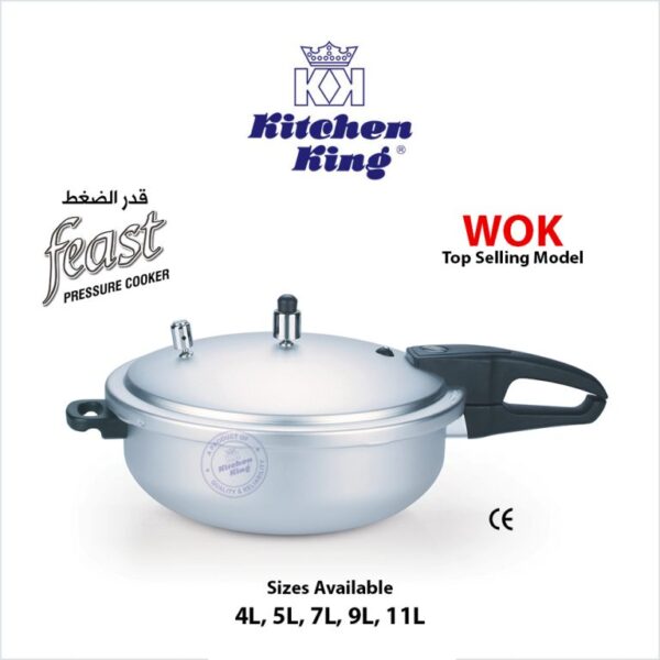 Pressure cooker online. best pressure cooker. pressure cooker price. karahi cooker. Kitchen King cookware. best cookware brand. Wok style pressure cooker