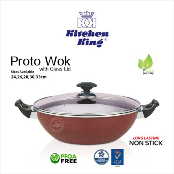 Best quality nonstick Wok/Karahi in Pakistan, kitchen king cookwar