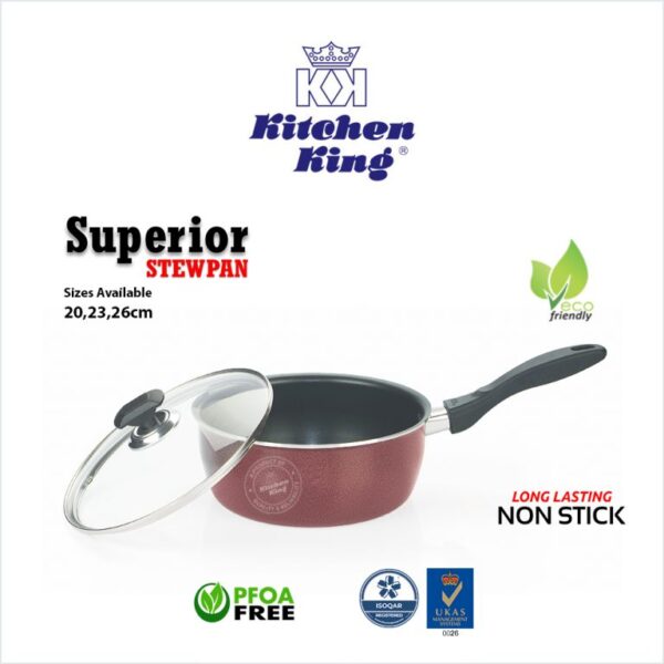 Best quality nonstick stew pan in Pakistan, kitchen king cookware