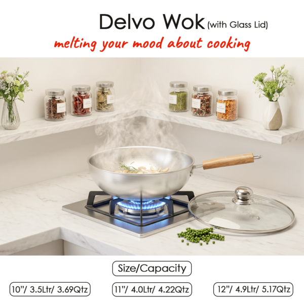 Shop premium wok, karahi pan brought to you by best cookware in Pakistan. Nonstick, and silver steel karahi options available. Buy online at best prices today!