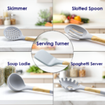 Silicone Cooking Spoons - 5 Pcs Set - Image 2